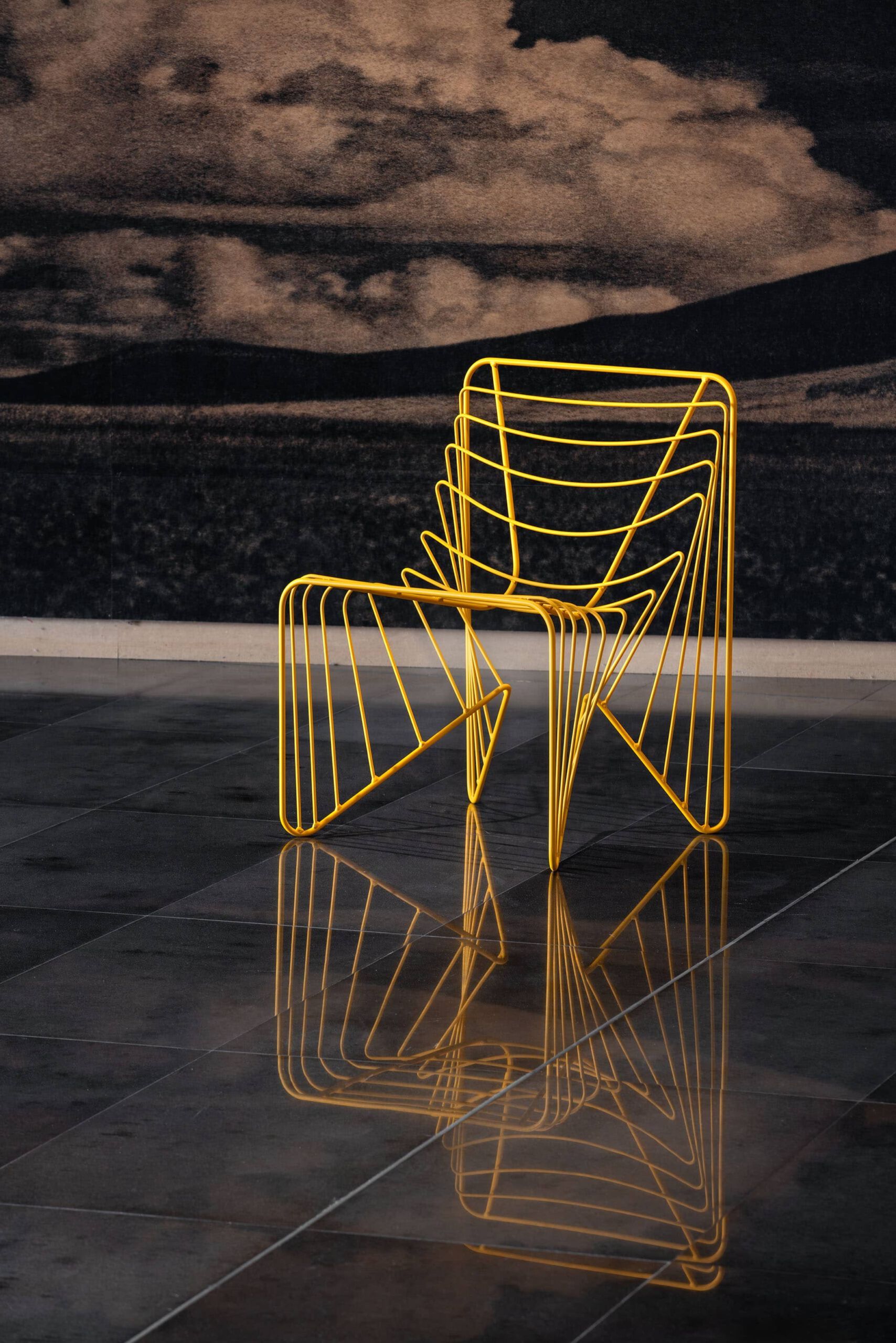 Стальной стул с порошковым покрытием iSimar Topos ARCH-00093370 - Вид №1