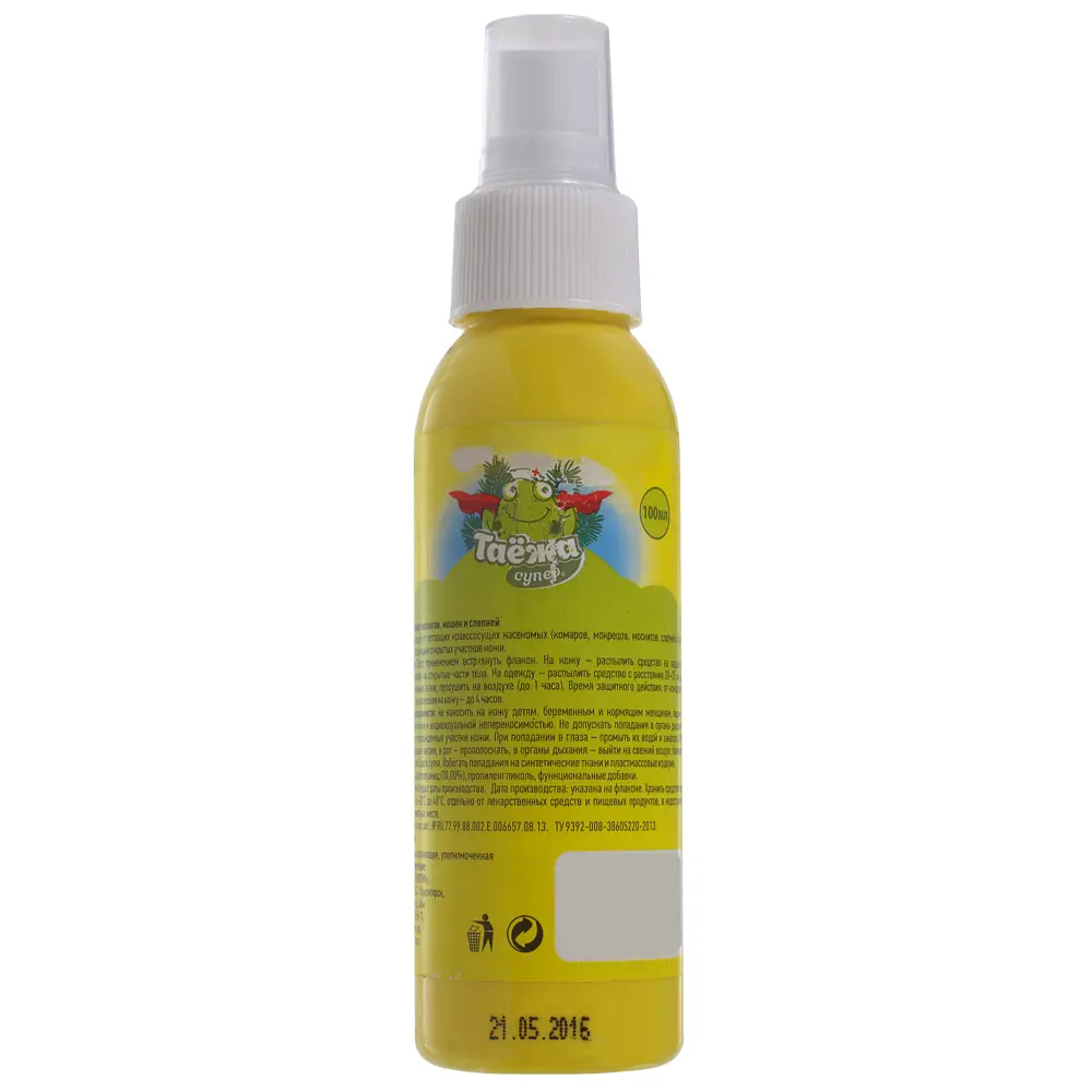 Спрей ТАЕЖА-супер для защиты от комаров и мошек, 100 мл 15163591 STLM-0005553 - Вид №1