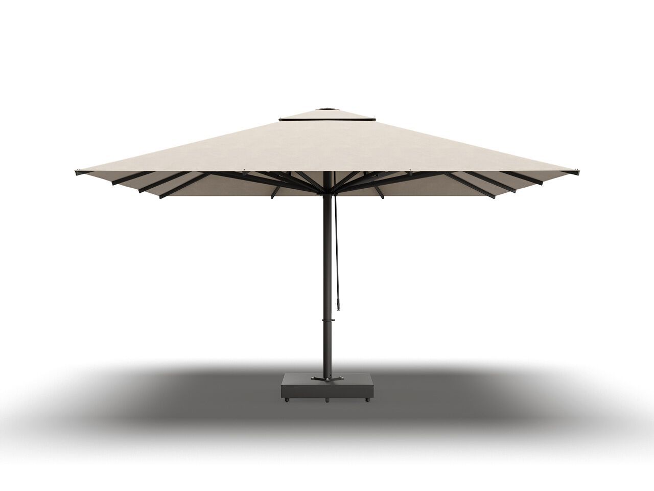 Зонтик с алюминиевым и полиэфирным освещением Crema Outdoor ADONE PLUS ARCH-00121889 - Вид №2