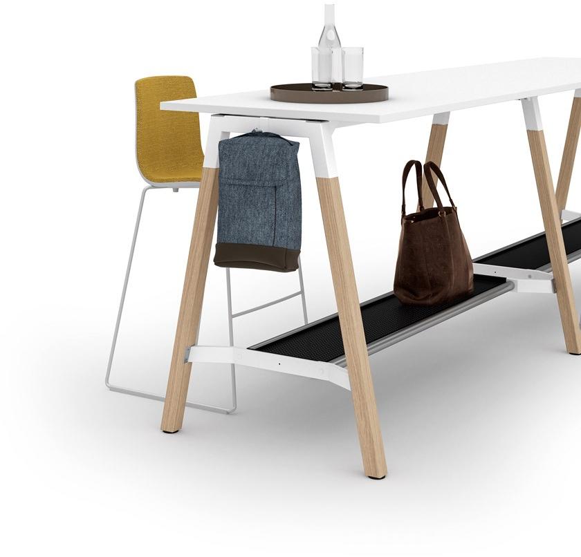 Bralco Высокий прямоугольный стол для совещаний с системой прокладки кабелей Polare sun-id-1461780 - Вид №1