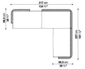 B&B Italia Outdoor Модульный угловой диван Ravel sun-id-1489537 - Вид №32