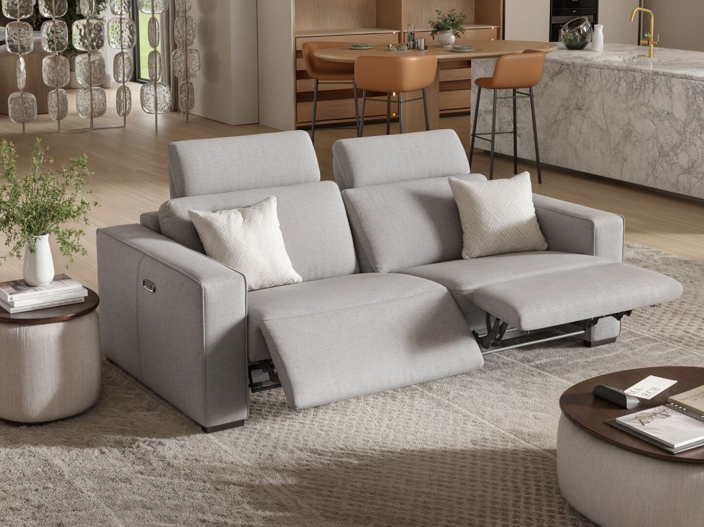 3-местный тканевый диван Sofanella Бергамо ARCH-00025335 - Вид №1