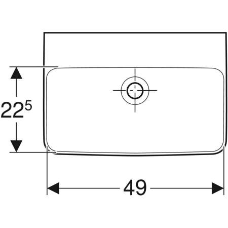 500.928.00.1 Раковина Geberit Renova Compact Geberit  - Вид №18