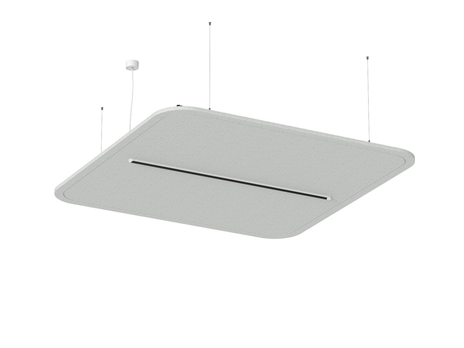 Рециркулированный Pet акустический подвесной светильник PROLICHT Acoustic ARCH-00038393 - Вид №1