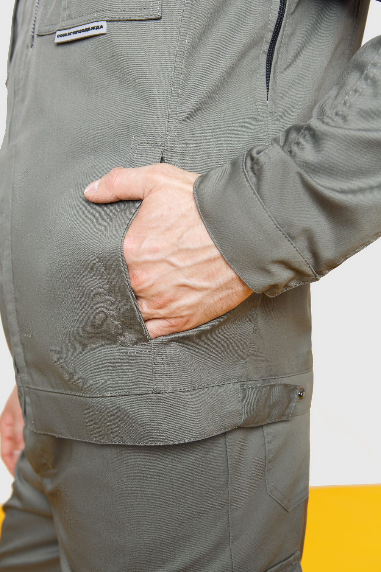 5026423 Костюм  NEW серый хаки STATUS  Летняя спецодежда  размер 48-50/182-188  - Вид №13