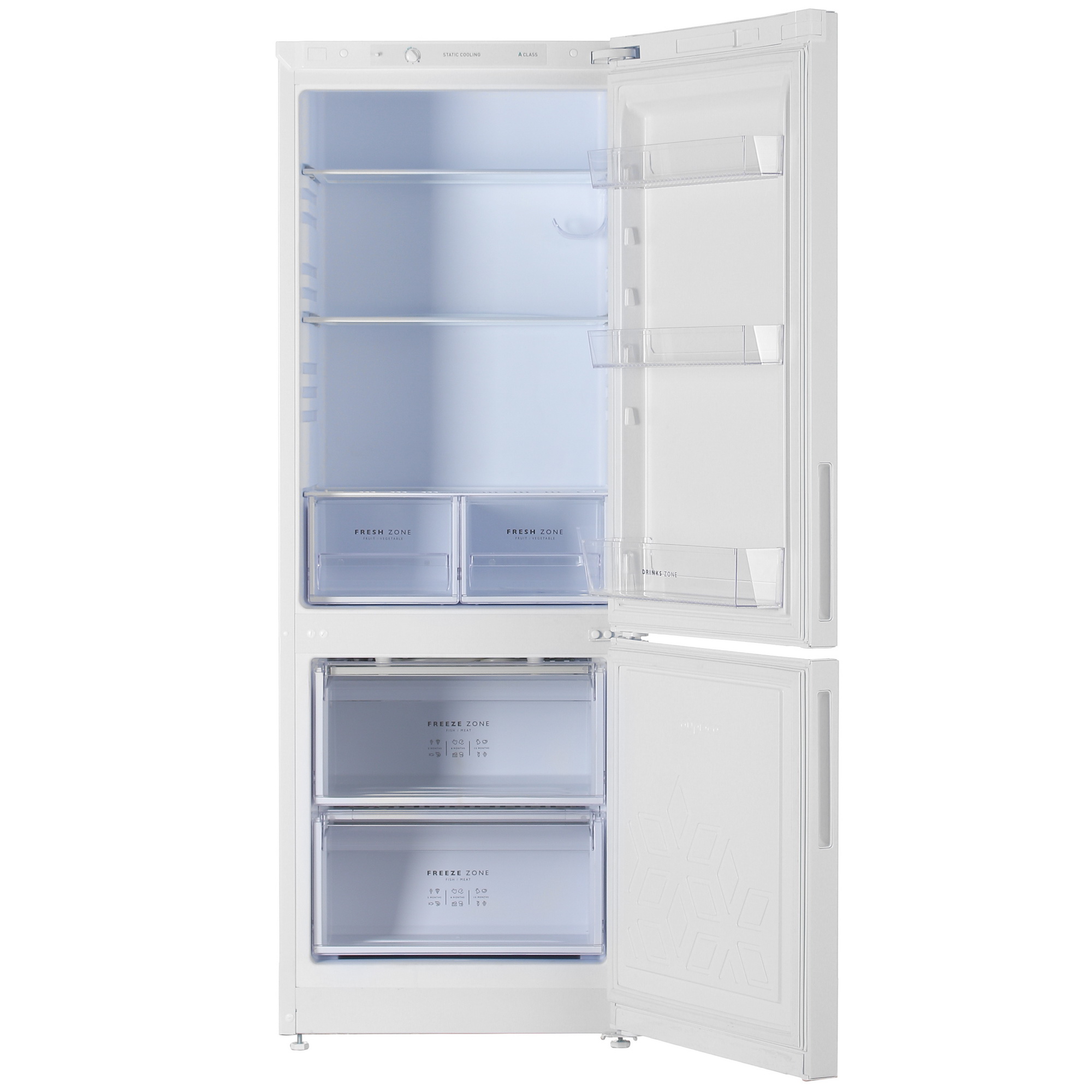 5348105 Холодильник с морозильником   Бирюса 6034 белый STDN-0114198 - Вид №1