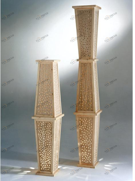 Mirabili Торшер из дерева ручной работы Mirabili arte d'abitare sun-id-1463295