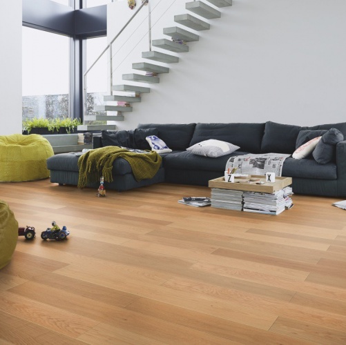 Паркетная доска Meister PS 300 Лайвли 8028 Дуб Натур с брашью (Текстурированная) 1187х142 мм 2300200086 - Вид №4
