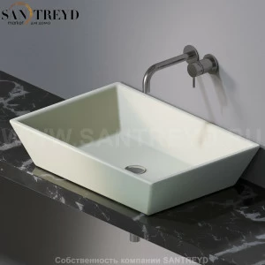 L292130 Накладная раковина на столешницу  прямоугольная A. e T. Italia PRISMA