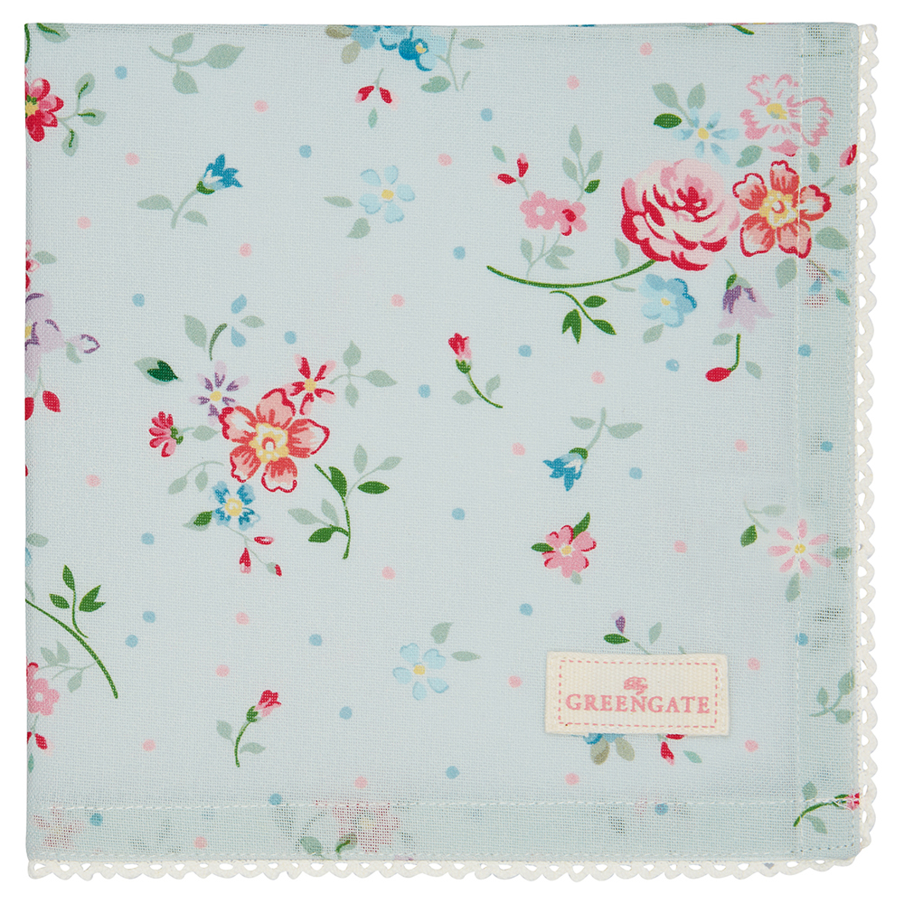 COTNAPWLBLL2908 Салфетка Belle Pale Blue 40х40 См Greengate SS2021 