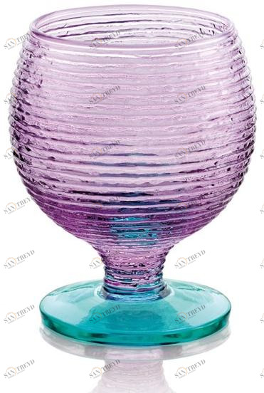 IVV Набор из 6 цветных стеклянных стаканов для воды Multicolor 5008.1