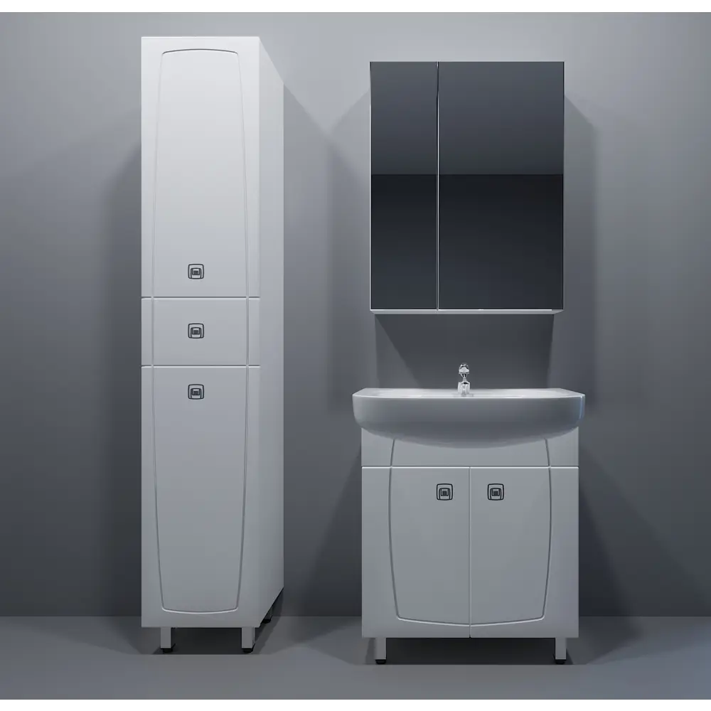 Зеркальный шкаф Santreyd «Форте» для ванной с практичными полками 18061004 STLM-0009353 - Вид №3