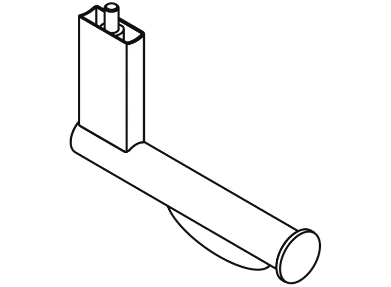 68424 Держатель рулона туалетной бумаги в комплекте HEWI System 900 - Вид №2