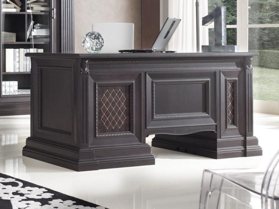 Прямоугольный рабочий стол из массива дерева с ящиками GUERRA VANNI Vogue ARCH-00130782 - Вид №1