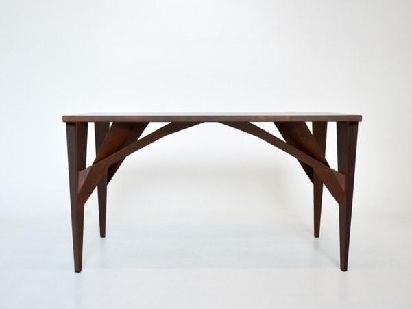 TrackDesign Прямоугольный стол из стали Corten ™ и закаленного стекла  Tt0667002  - Вид №7