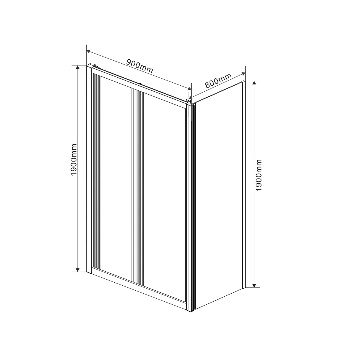 VSR-1G8090CH Душевой уголок Vincea Garda Santreyd - Вид №8