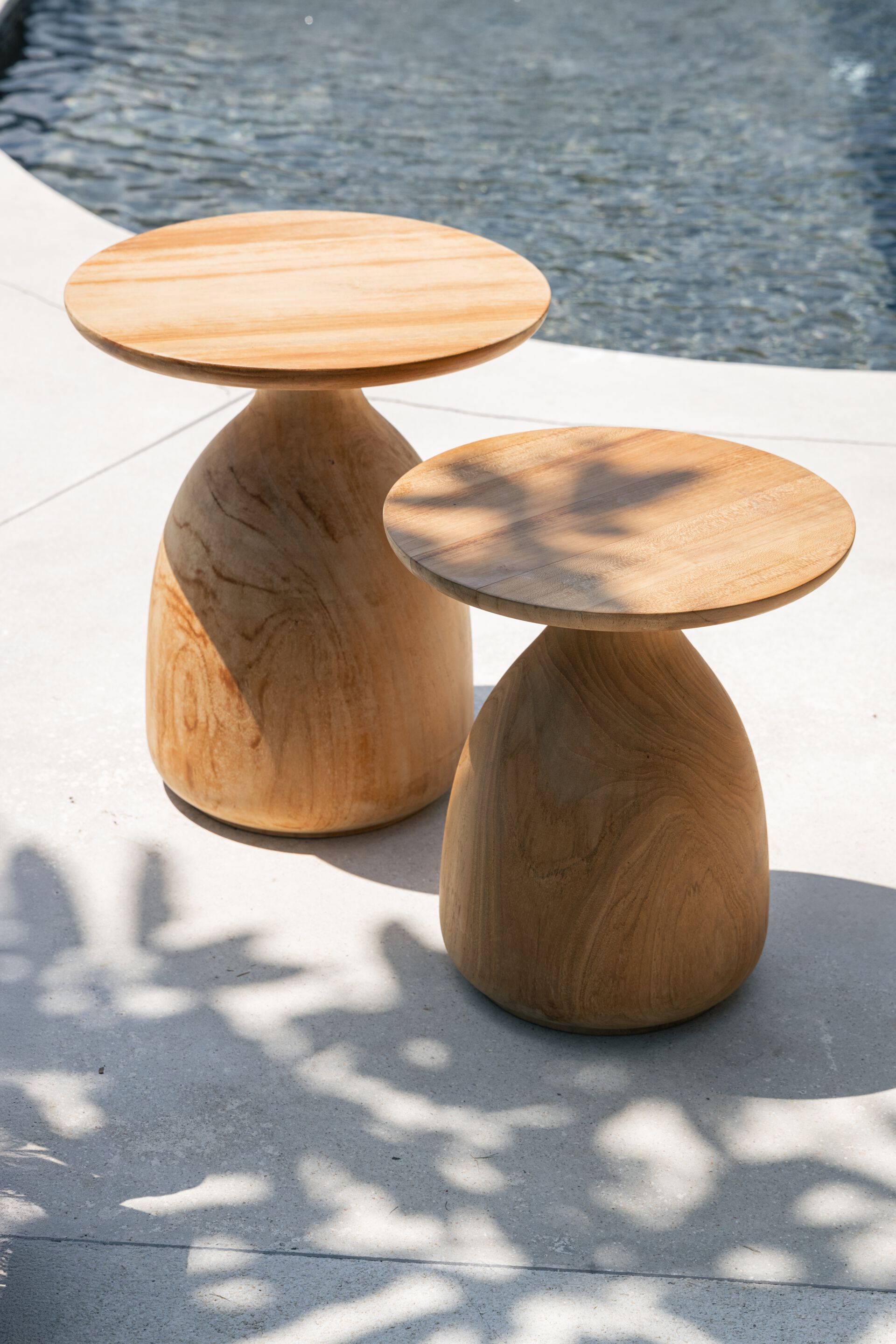 Круглый журнальный столик из массива дерева cbdesign кегли ARCH-00116571 - Вид №7