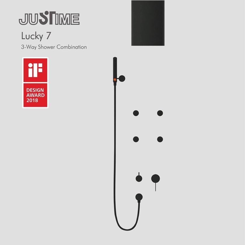 JUSTIME Встроенный душевой набор с лейкой Lucky 7 6777-xg - Вид №1