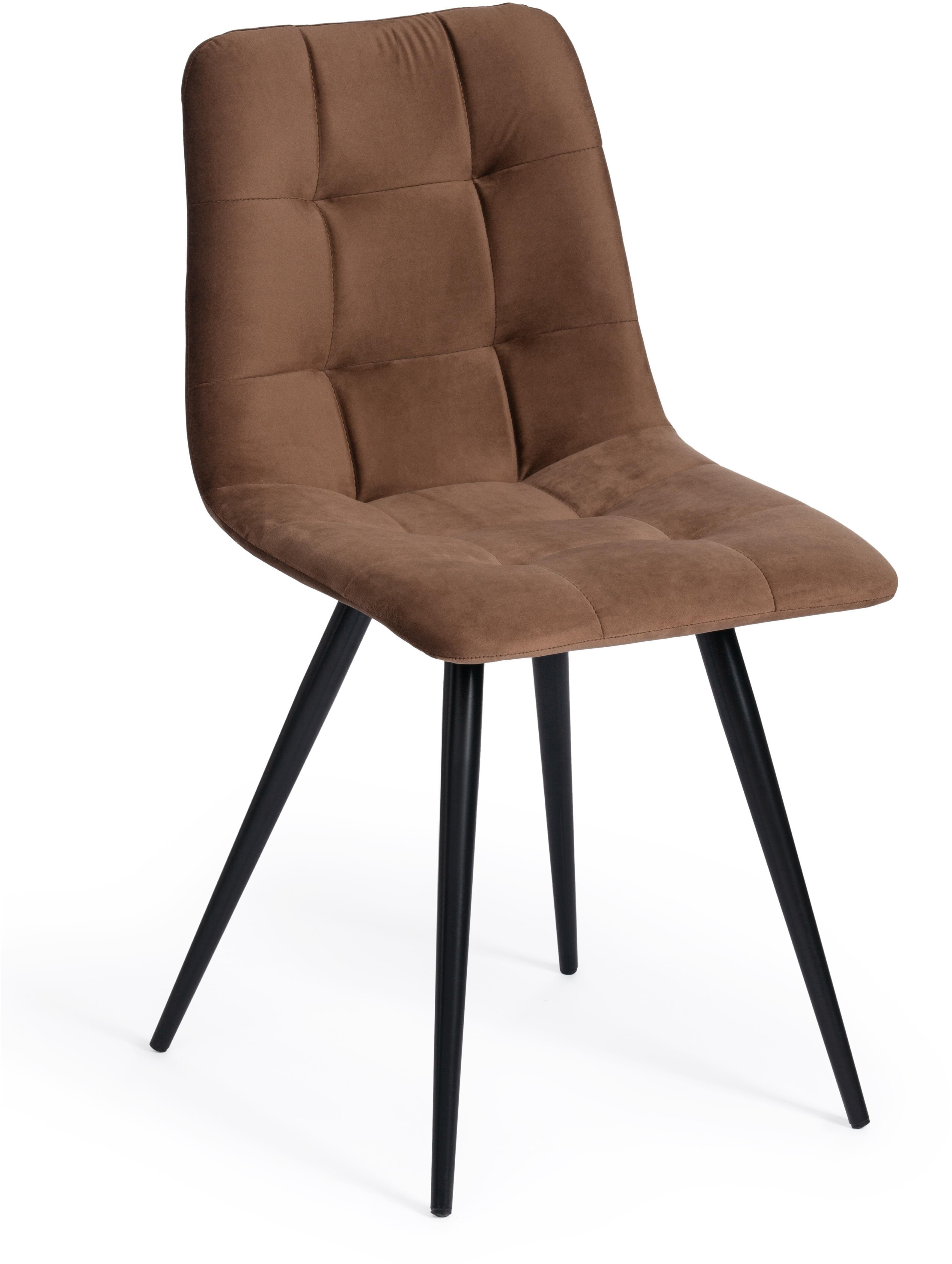 90356345 Стул 17291 88х53х45 см ткань цвет коричневый Modern STLM-0198630 TETCHAIR