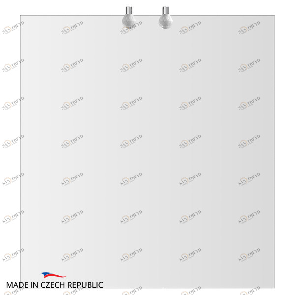 Зеркало со светильниками (70х75 см) ELLUX (Чехия) CRY-B2 0209 sun-id-561525