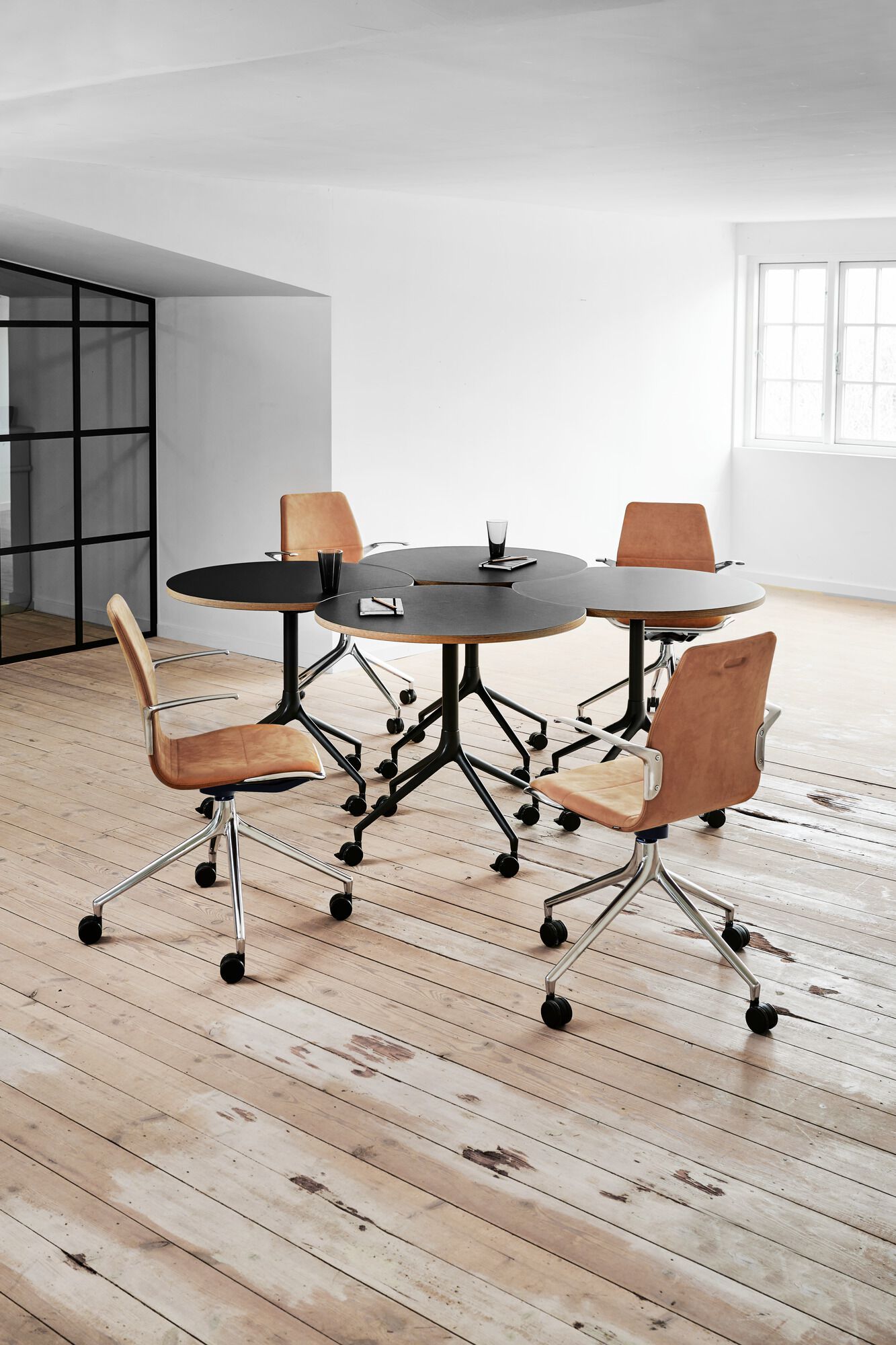 Круглый стол с деревянным откидным верхом Howe AS series ARCH-00098336 - Вид №13