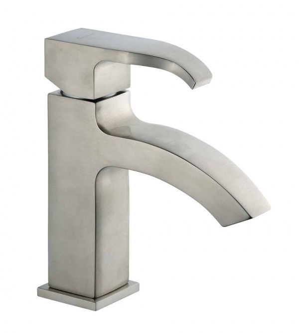 74003CSP Смеситель Niagara с донным клапаном для раковины, цвет зачищенный хром EMMEVI