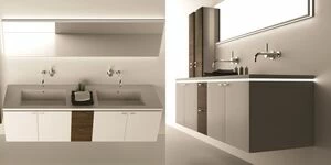 PLE09200 Накладная раковина на столешницу  овальная MOMA Design PIANOLUCE LED