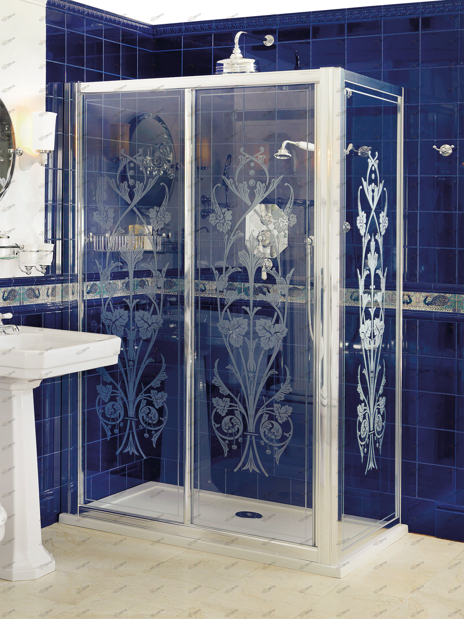 Traditional bathrooms WALK-IN SLIDING DOOR SLID 