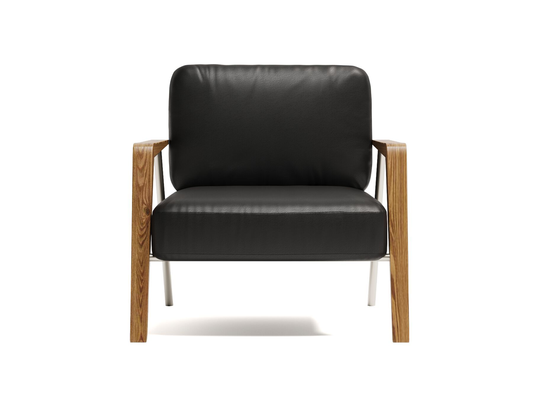 Кожаное кресло с подлокотниками WORKSPACE HARPER ARCH-00028197 - Вид №2