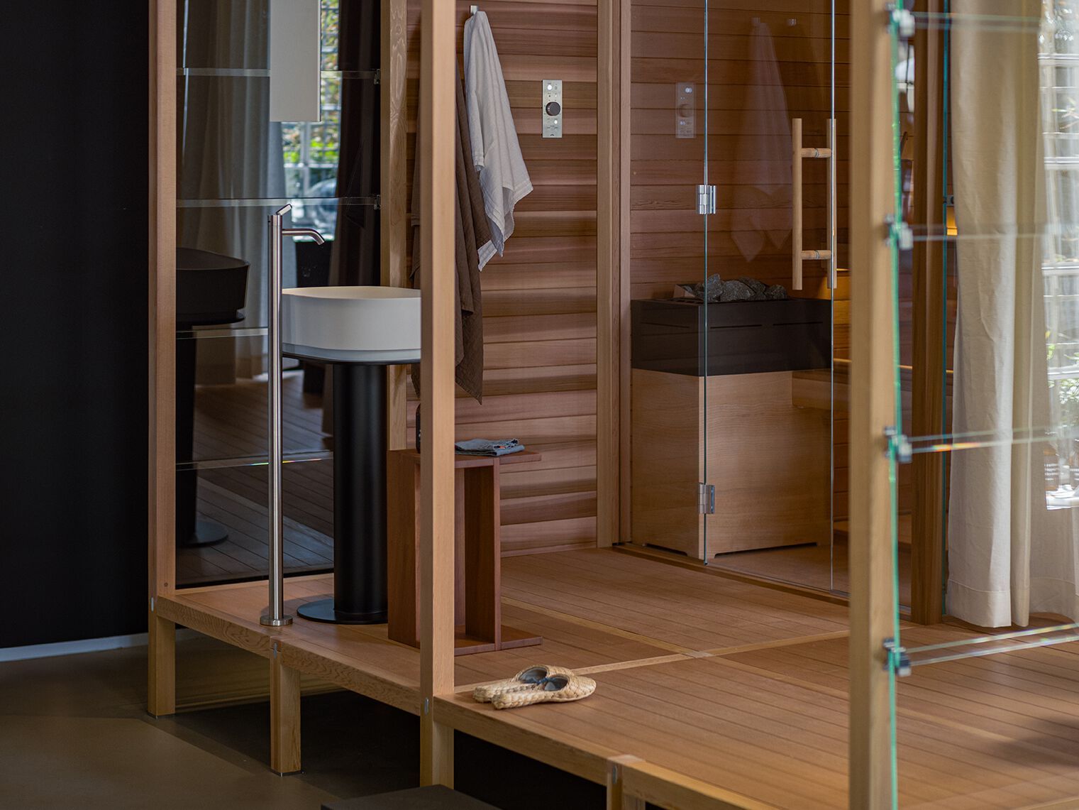 Сауна / перегородка для деревянных и стеклянных ванных комнат Agape PAVILION SEI ARCH-00120540