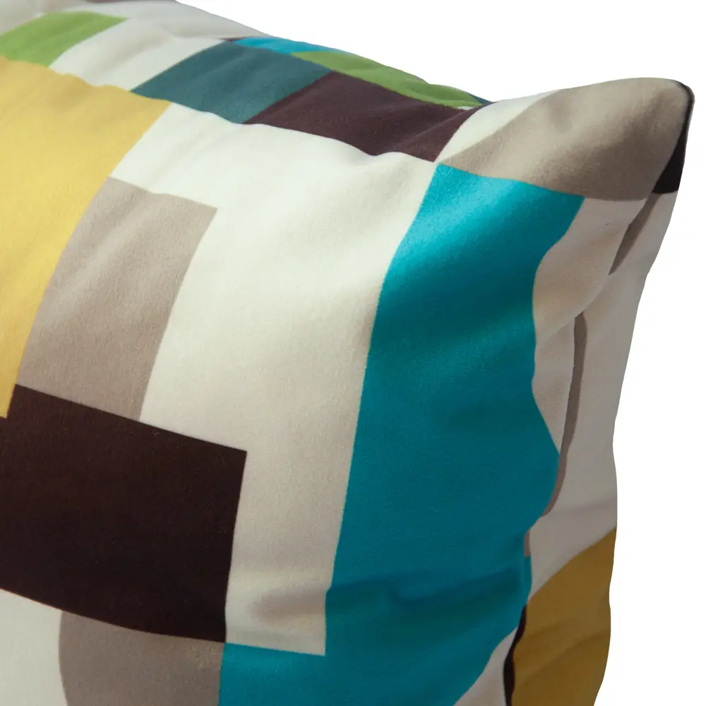 SEASONS Подушка декоративная Абстракция 45×45 см в бирюзово-зеленых тонах 88948000 STLM-1070304 - Вид №2