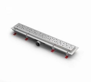 Водоотводящий желоб ALPEN Square ALP-650SN1 с рамкой