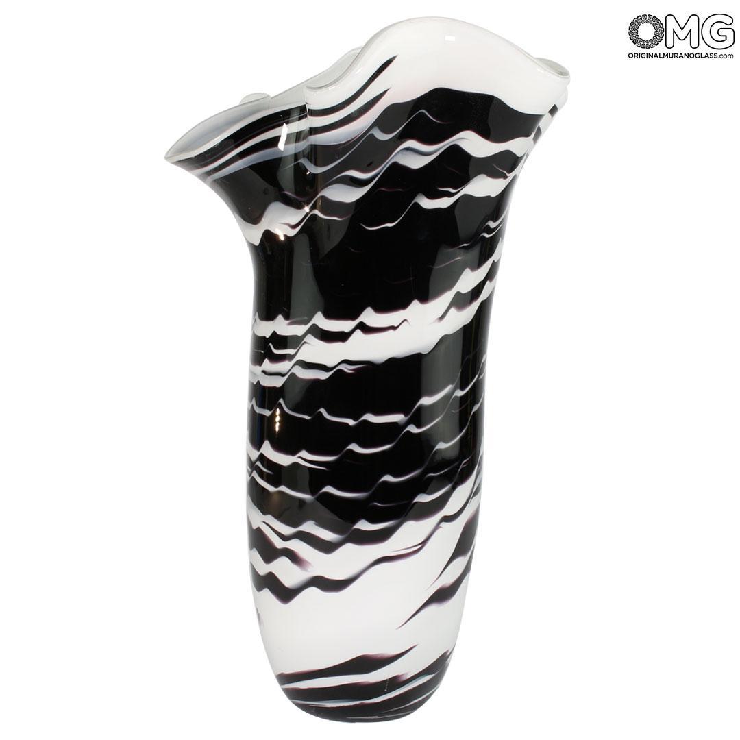 4844 ORIGINALMURANOGLASS Ваза Жёлтый Тюльпан - муранское стекло 17 см  - Вид №1