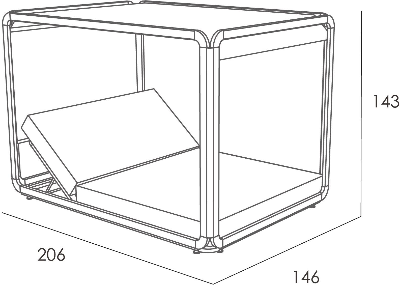 Ezpeleta Садовая клумба с алюминием и зонтиком из dralon® Ibiza sun-id-1483832 - Вид №13