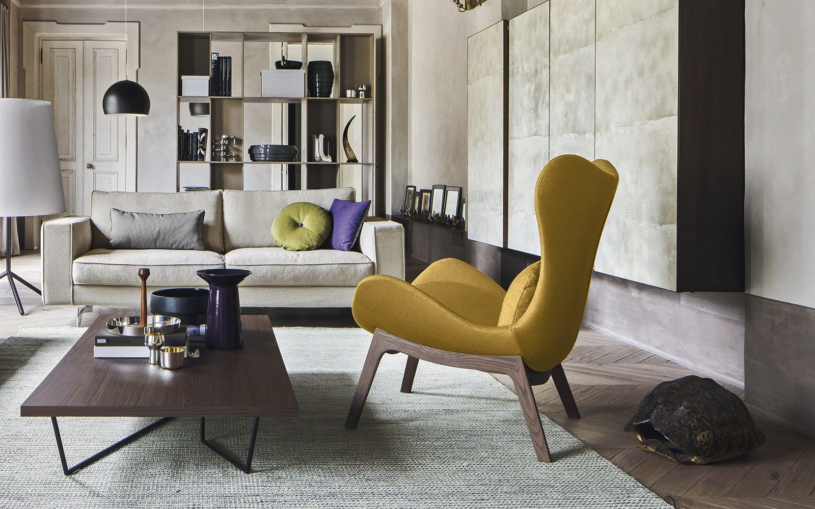 Тканевое кресло-шпагат Calligaris Lazy ARCH-00100415 - Вид №1