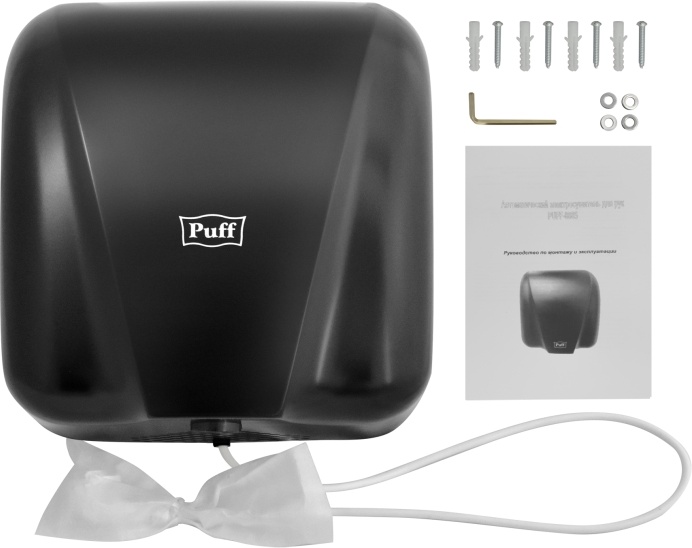 1401.393 Сушилка для рук высокоскоростная антивандальная 8885 New PUFF  - Вид №7