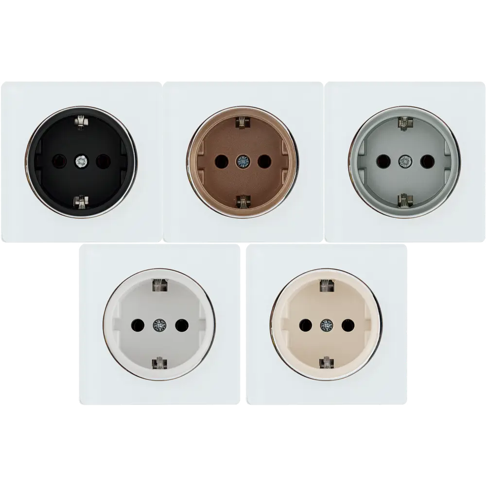 ONEKEYELECTRO Стеклянная рамка Florence для розеток и выключателей 82838521 STLM-0036852 - Вид №1