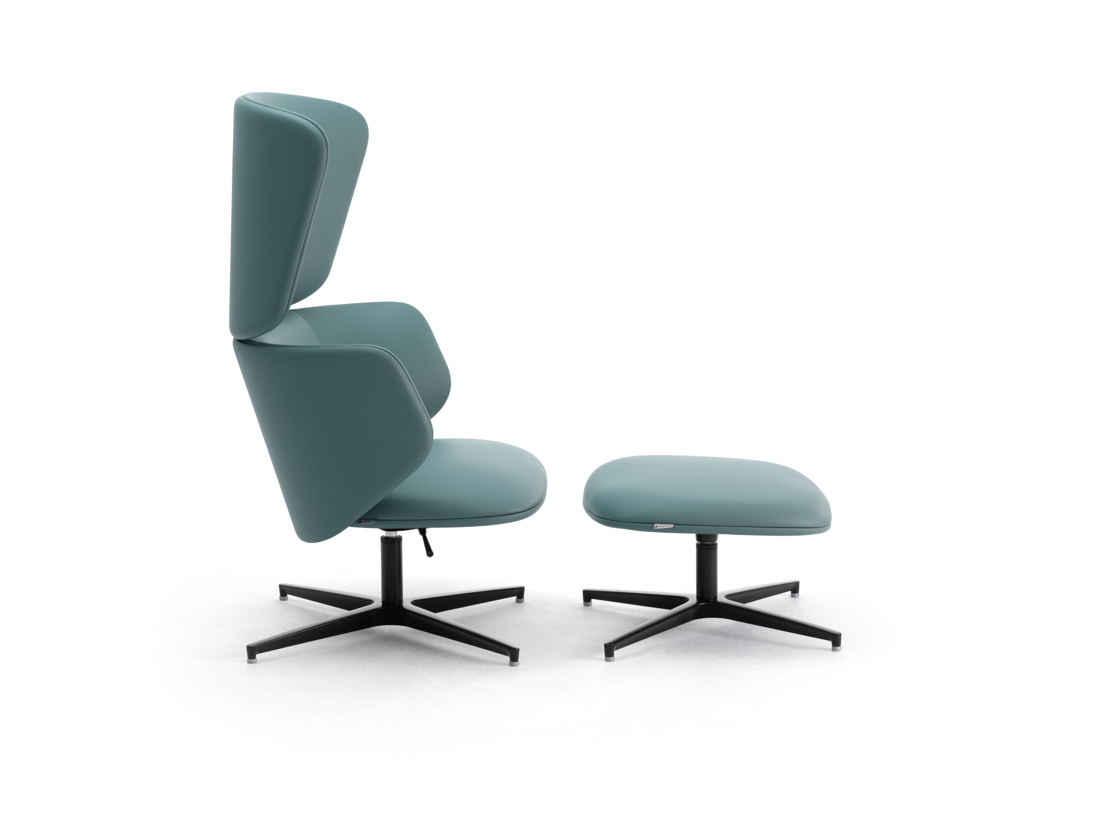 Кожаная вращающаяся спицевая подставка для ног Leyform Alisè Lounge ARCH-00087840 - Вид №7