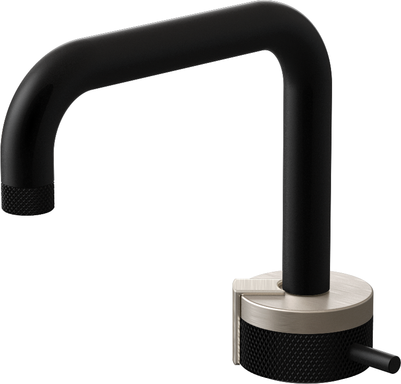 E-11500-R1SN-L2BNi-MBK Однорычажный прогрессивный смеситель для раковины - излив 15,3см GRAFF MOD+