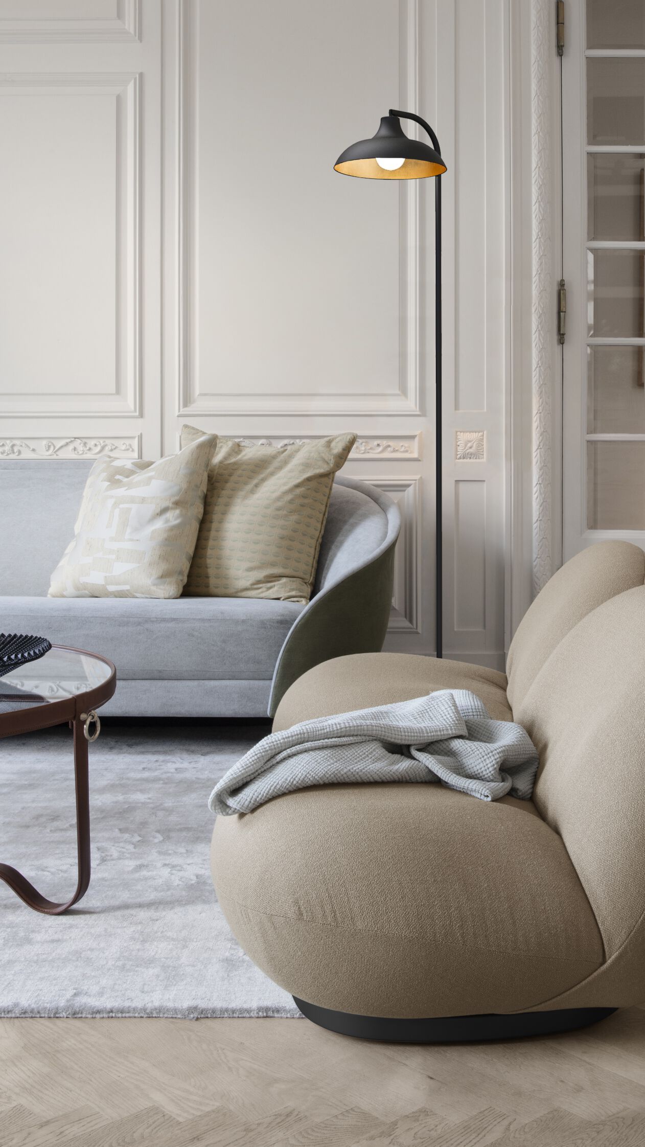 Галогенная напольная лампа WayPoint Парижский ARCH-00101755 - Вид №3