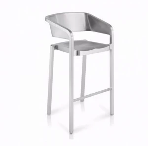 Emeco Высокий штабелируемый табурет из алюминия Soso