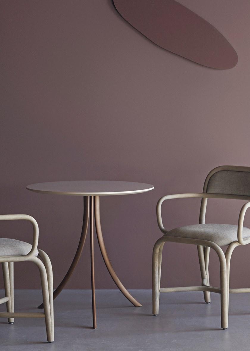 EXPORMIM Круглый дубовый стол  T903 r  - Вид №3