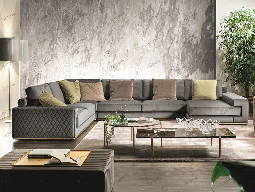 Former In Italia Модульный угловой диван в бархате Visconti plus sun-id-1510085