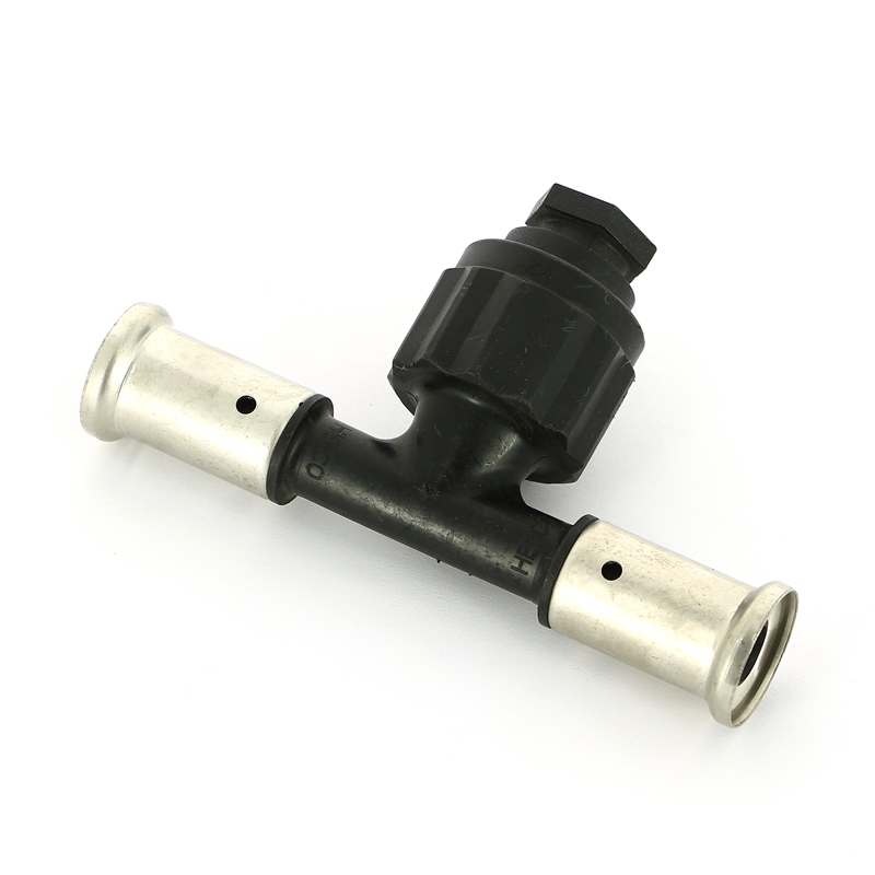 Тройник пресс-В PVDF HENCO 16x1/2"x16 13PK160416 - Вид №2