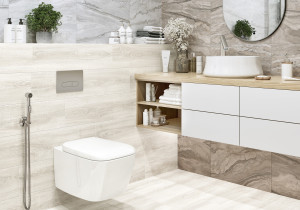 90746307 Плитка GFA92AMD47R_1 20x90см 1.44 м² цвет коричневый ALMOND STLM-0366050 ALMA CERAMICA