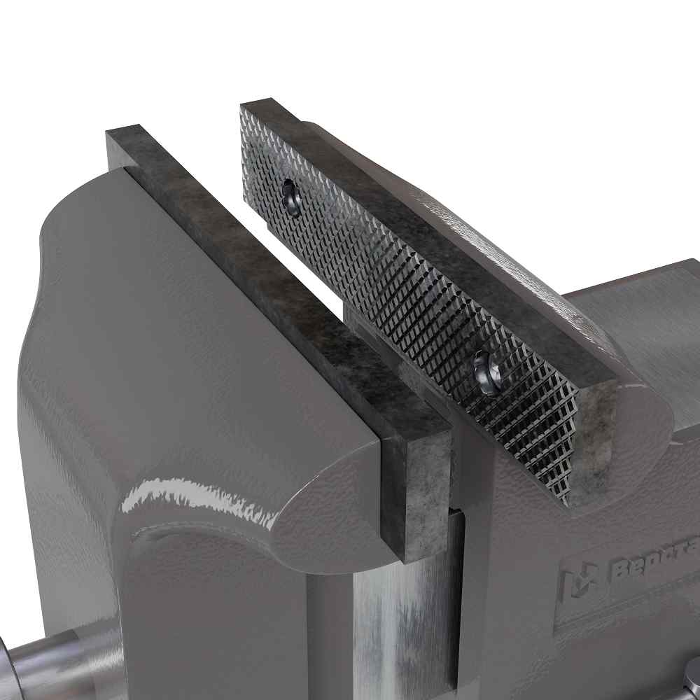 Тиски чугунные поворотные с наковальней Верстакофф L 150 BV-150 - Вид №1