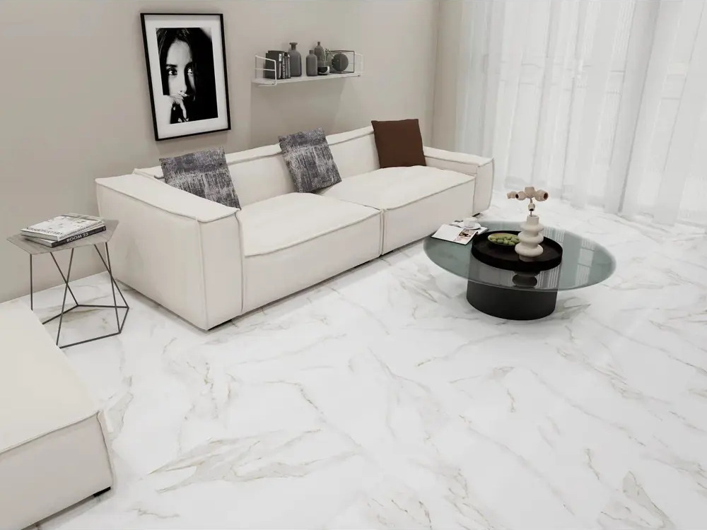 91033633 Керамогранит Velsaa Statuario eva RP-124503 60x60см 1.44 м² цвет белый, цена за упаковку STLM-0450800