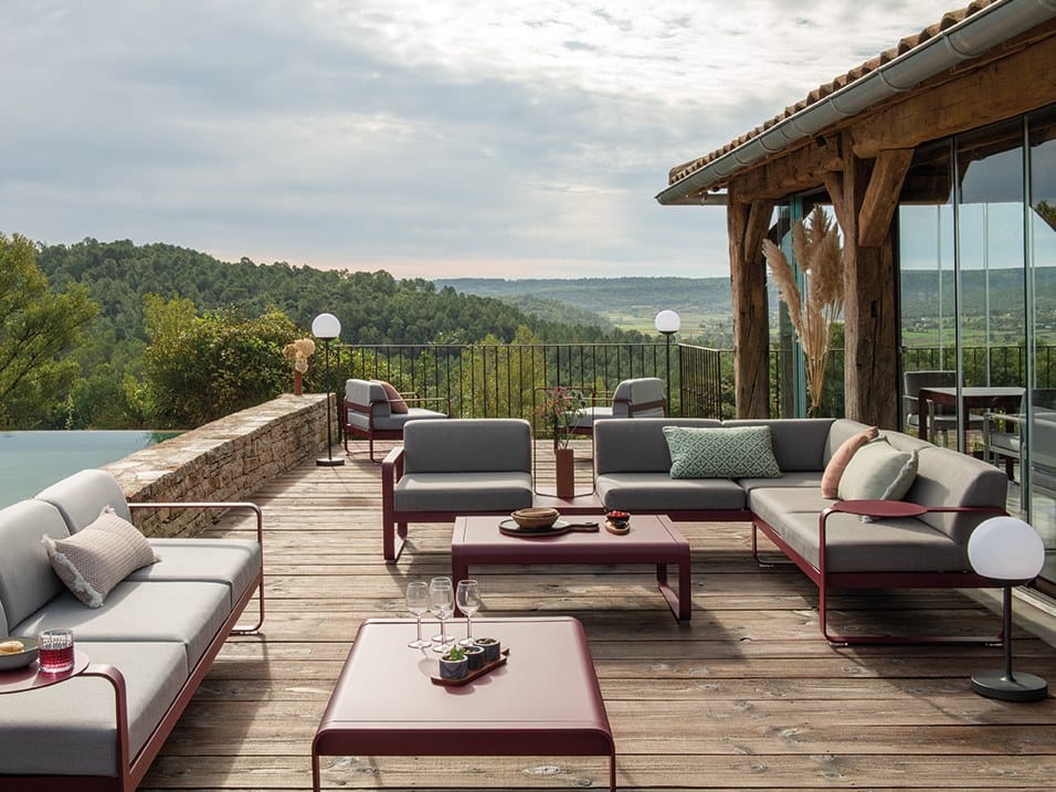 3-местный тканевый садовый диван Fermob Bellevie ARCH-00069064 - Вид №1