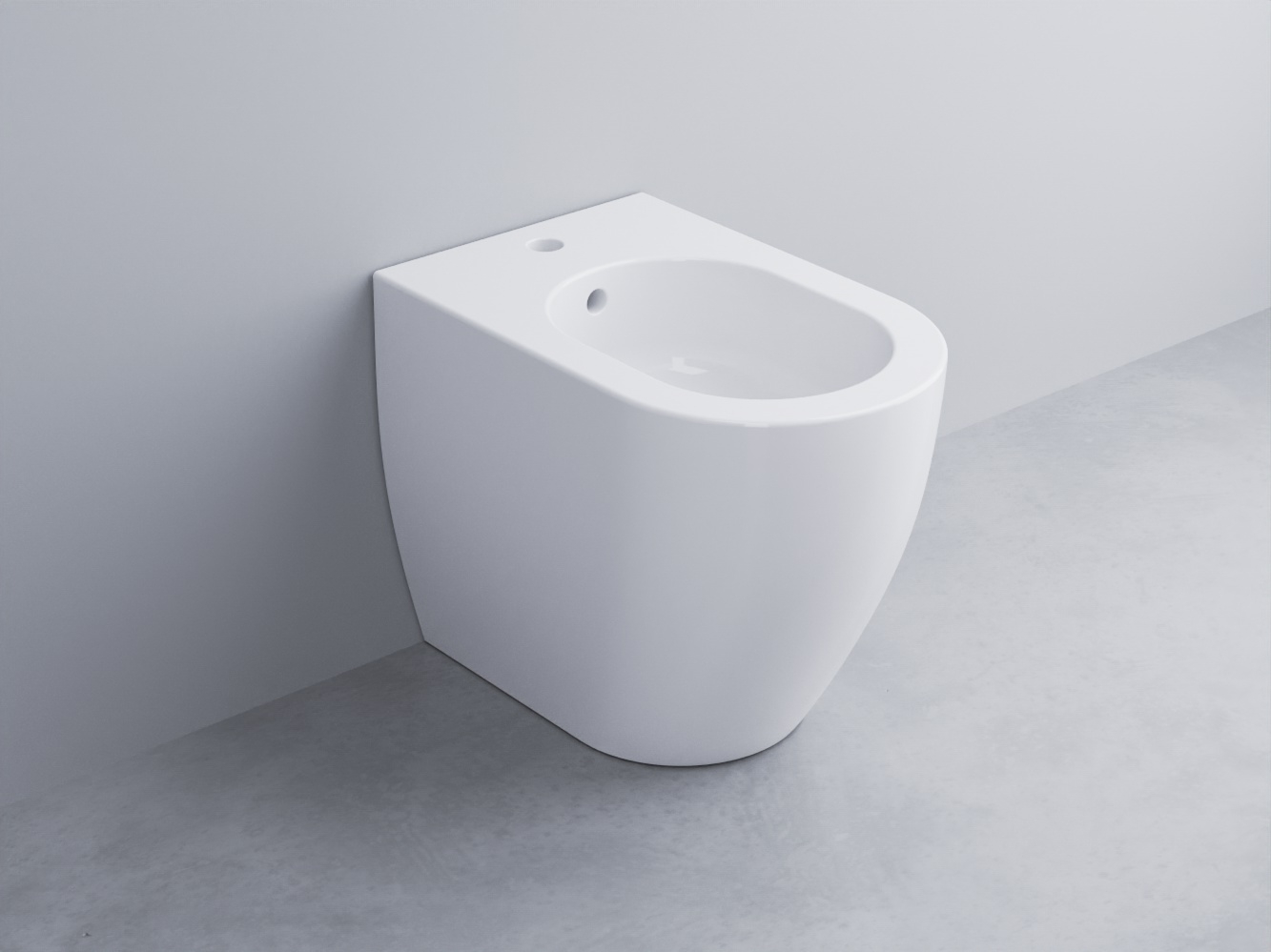 SMBID-BL Биде напольное с одним отверстием под смеситель 53 cielo Smile Ceramica Cielo