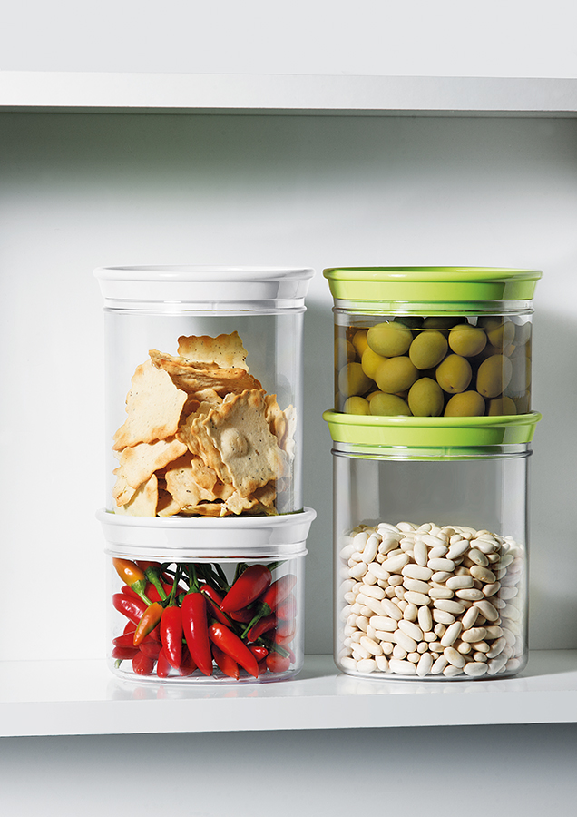 27405111 Банка для продуктов forme casa 1 л белая Guzzini  - Вид №1